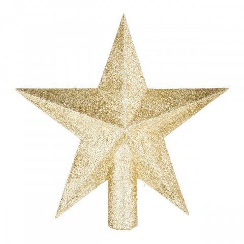 CIMIER ETOILE 22CM PAILLETT OR