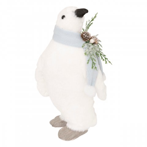 PLF PINGOUIN ECHARPE BLEU H38