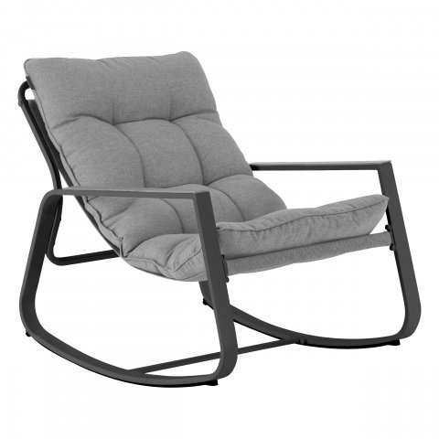 FAUTEUIL BASCULE FELINIO GRIS